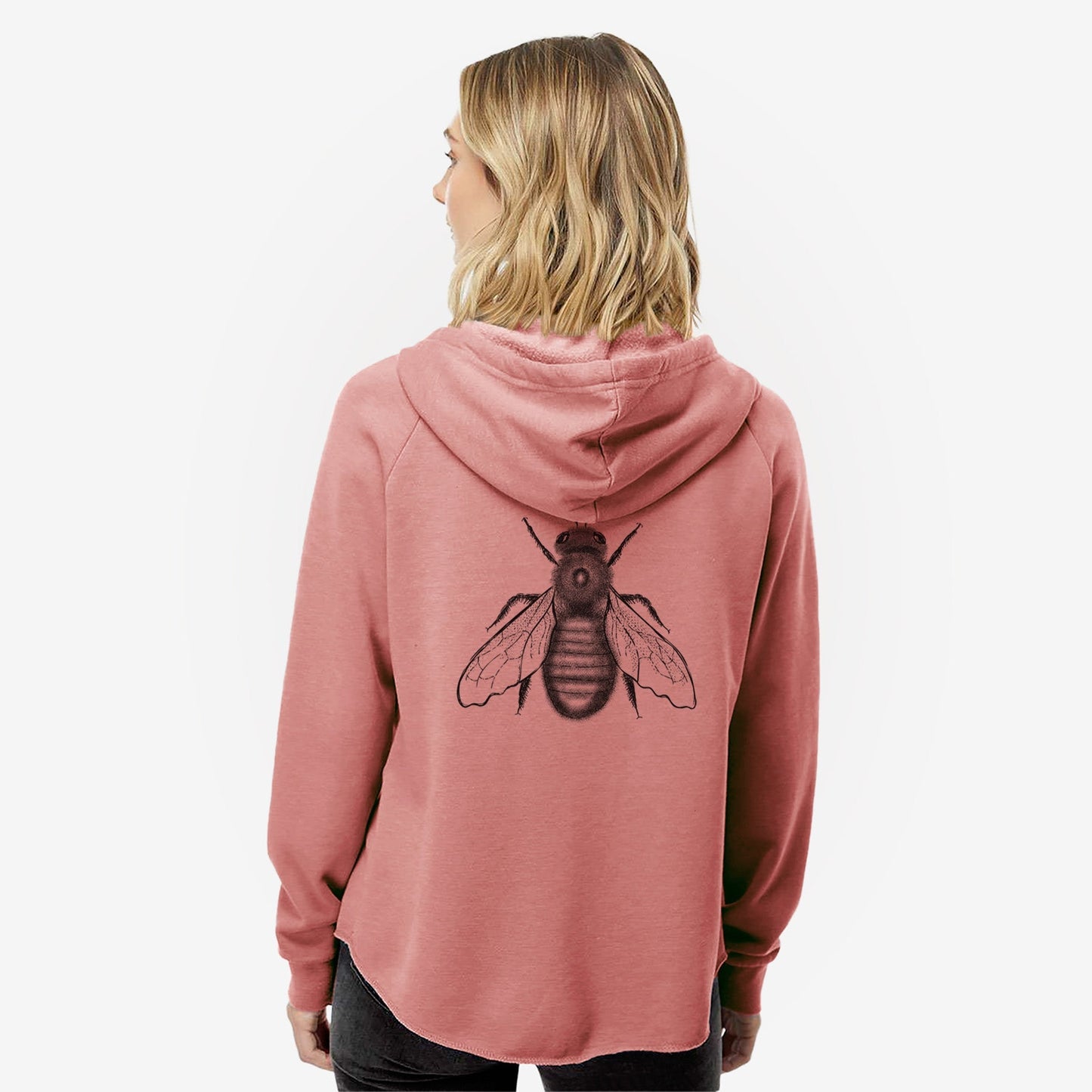 Xylocopa Virginica - Carpenter Bee - Women's Cali Wave Zip-Up Sweatshirt