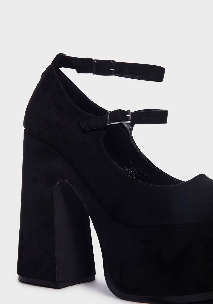 Natelle Platform Mary Janes