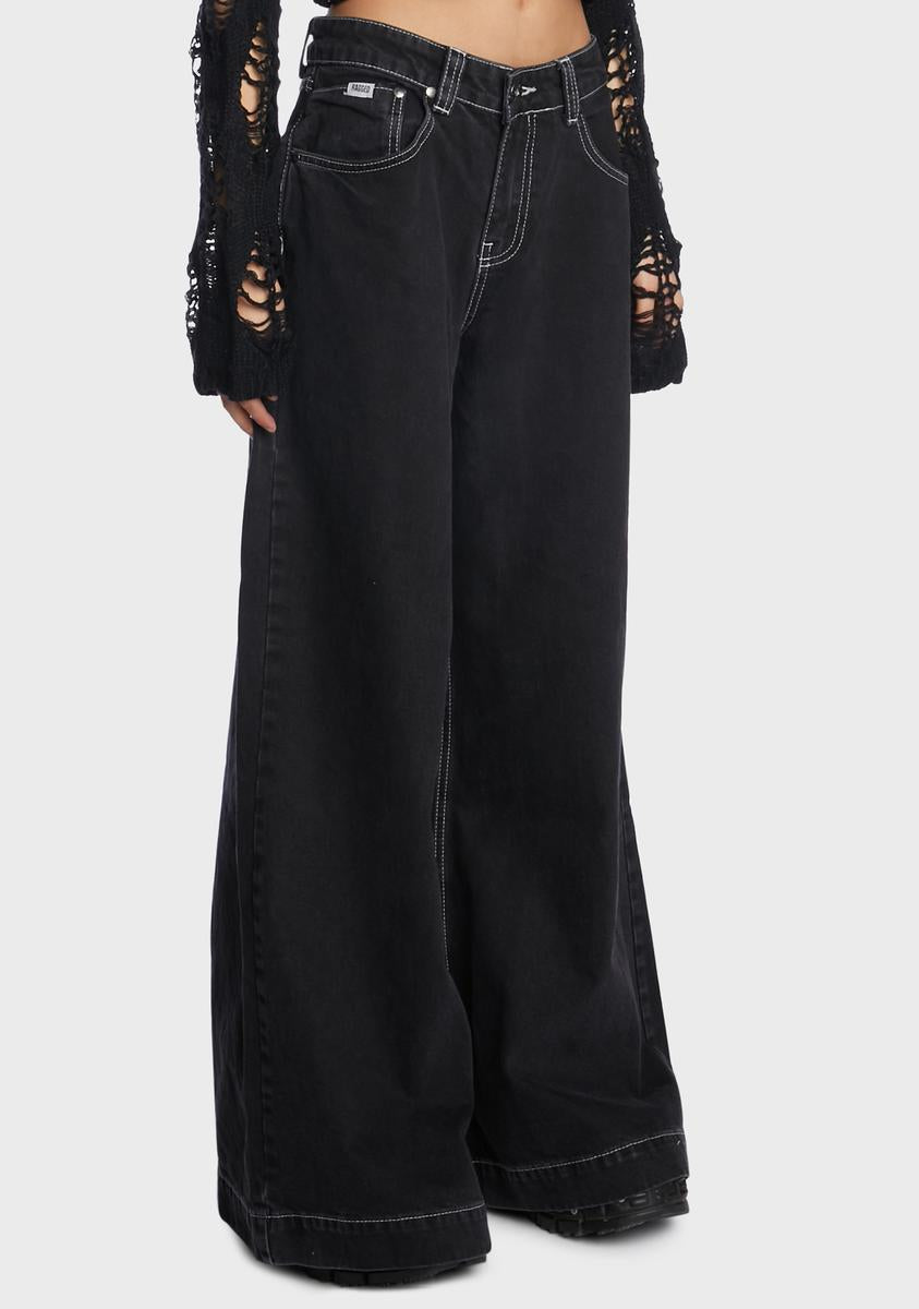 Charcoal Sweeper Jeans