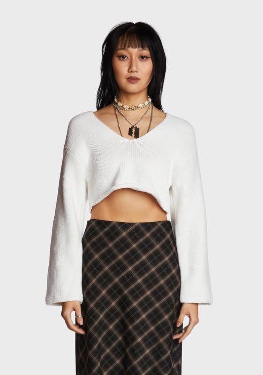 Watch Me Work It Crop Sweater