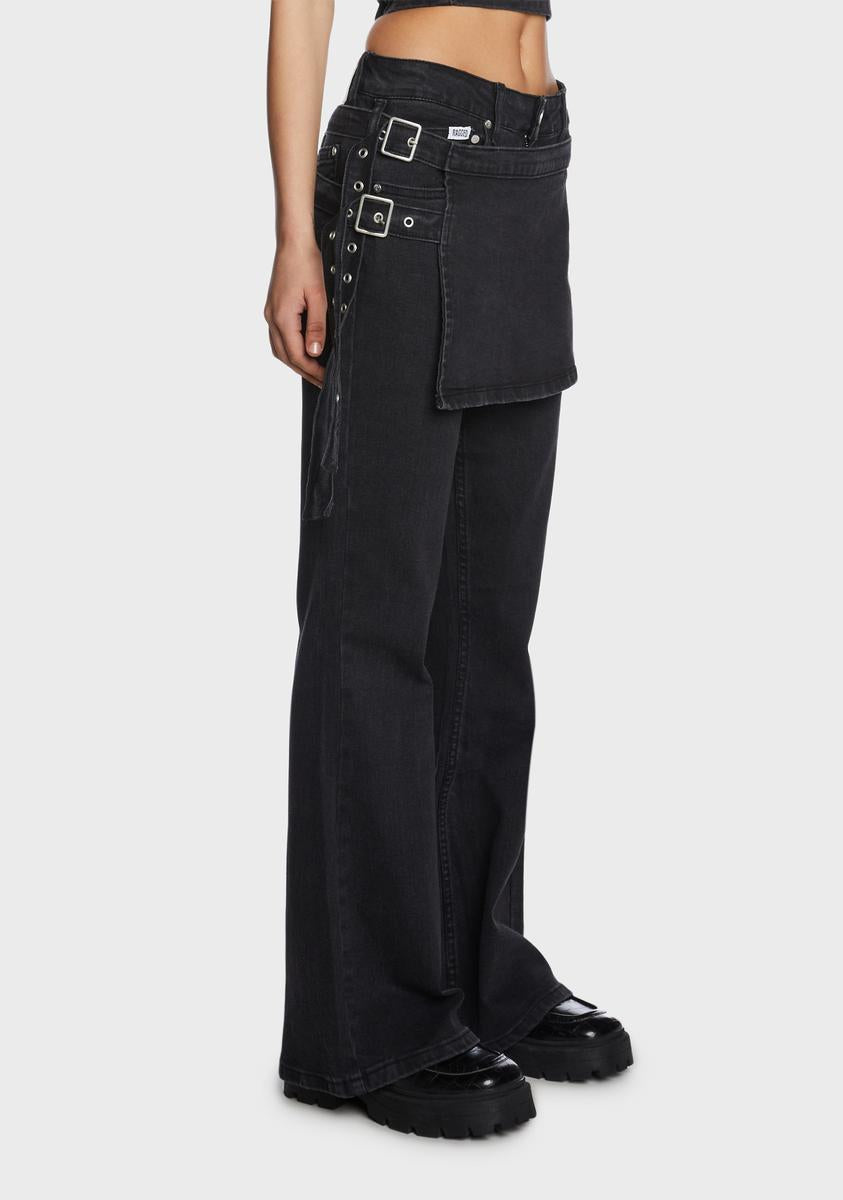 Low Rider Skirt Pants