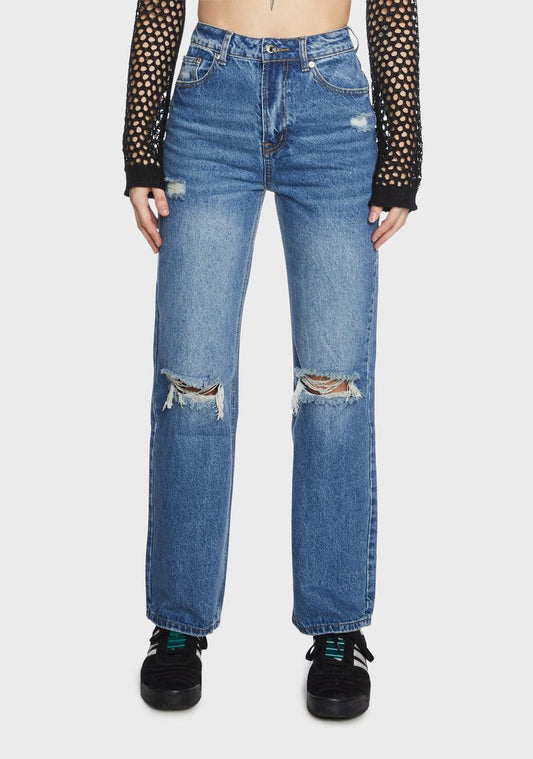 Lori High-Rise Wide Leg Jeans