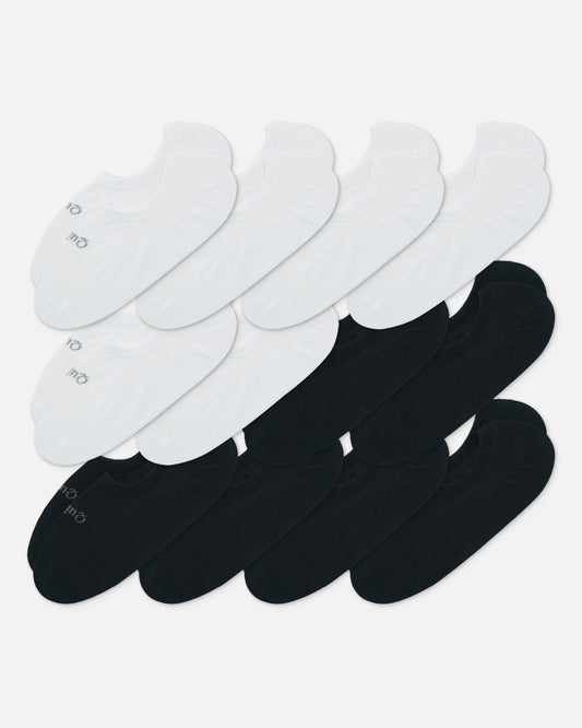 Everyday Lightweight Cotton No-Show Socks (12-pack)
