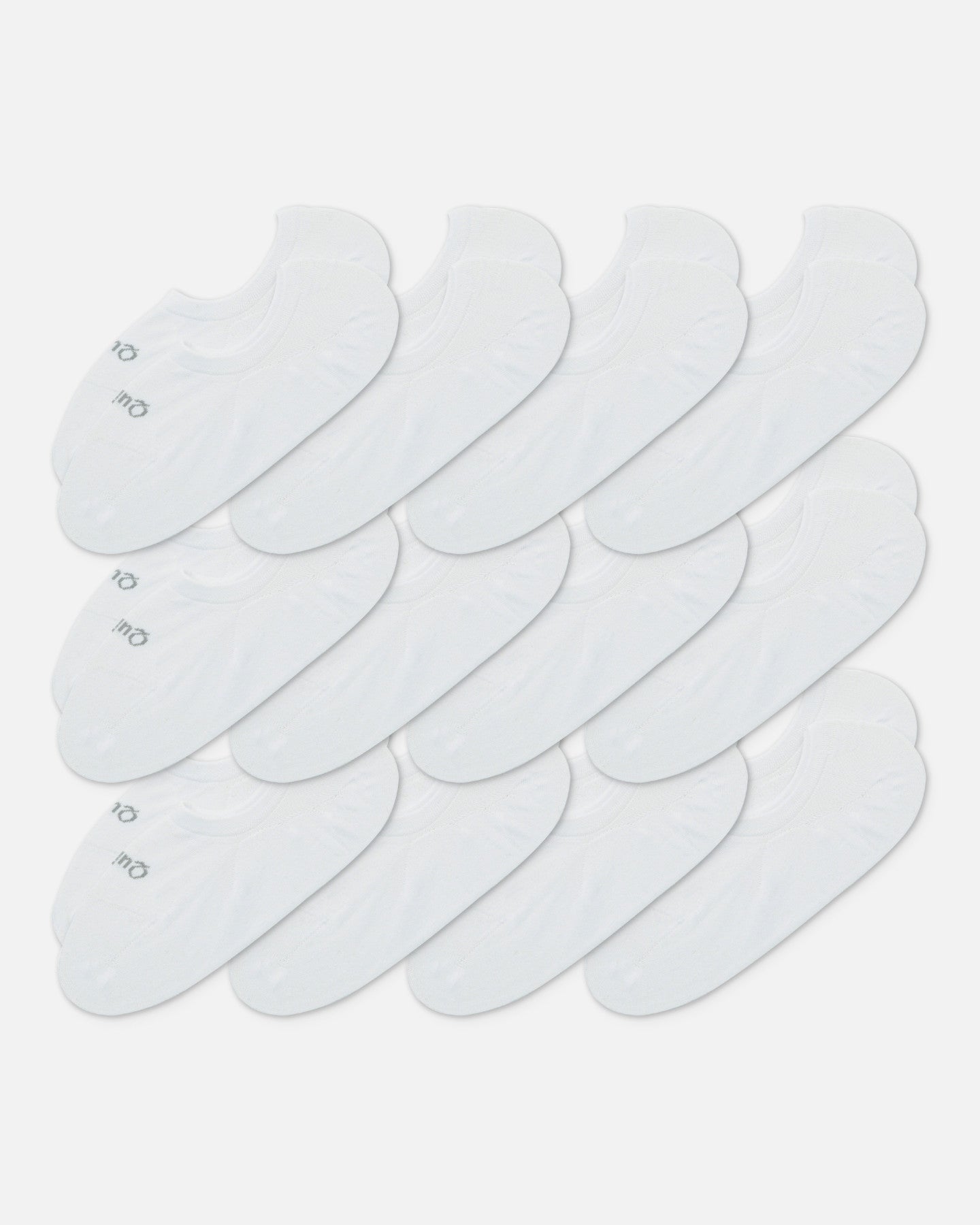Everyday Lightweight Cotton No-Show Socks (12-pack)