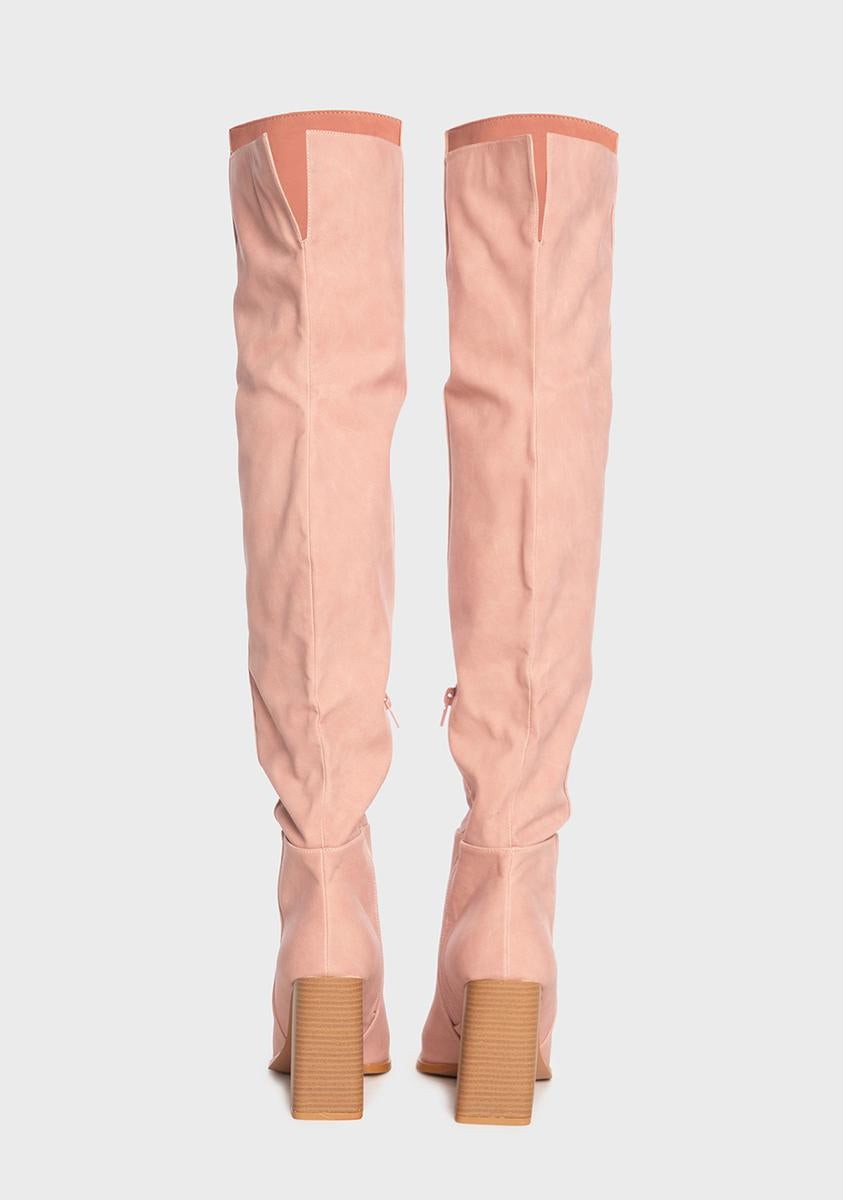 Sweet Legit Thrilling Knee High Boots