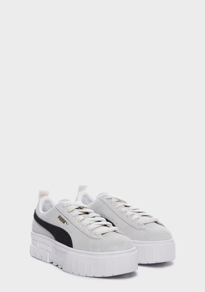 Cream Mayze Flatform Sneakers