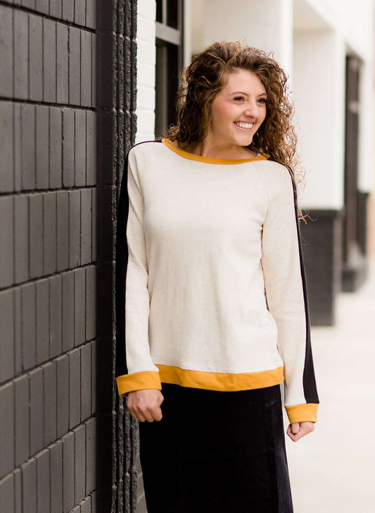 Color Block Duo Top