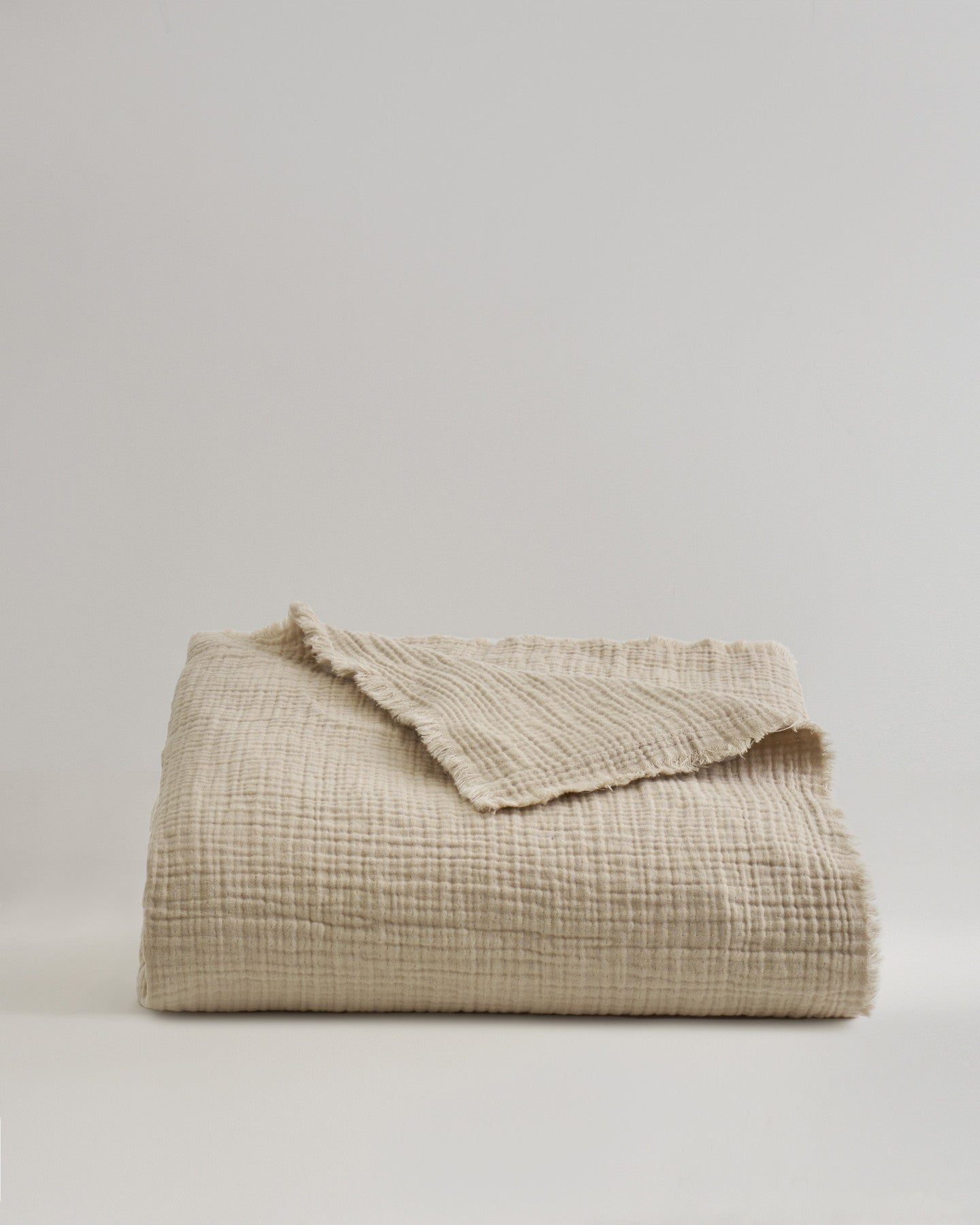 Organic Airy Gauze Throw