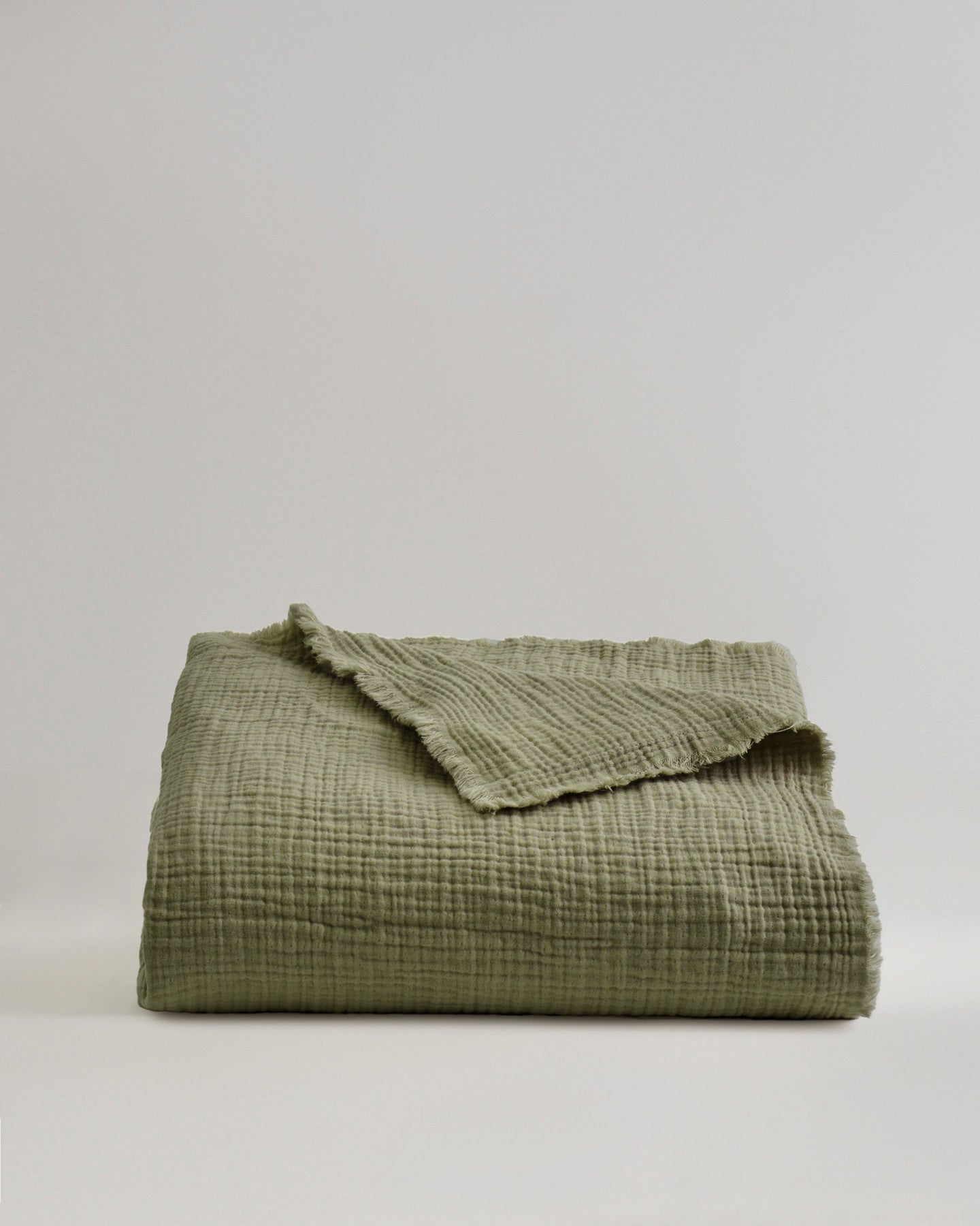 Organic Airy Gauze Throw