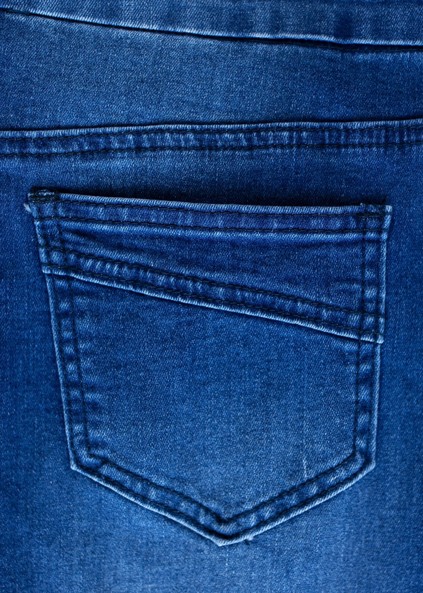 Donna Vintage Wash Long Denim Skirt