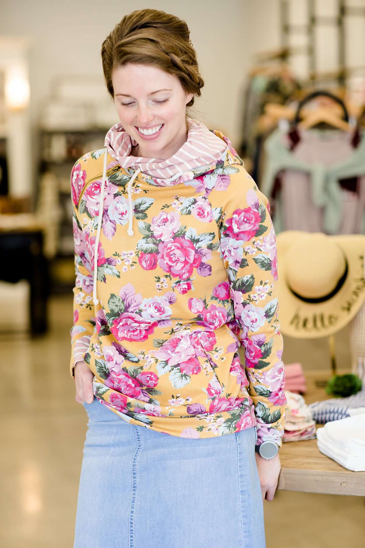 Doublehood? Blooming Floral Sweatshirt