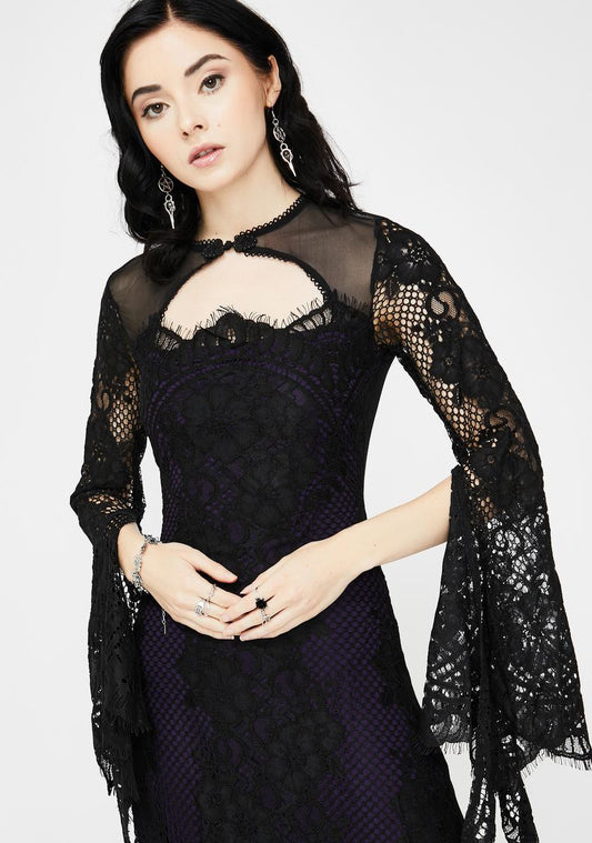 Bell Sleeve Maxi Dress