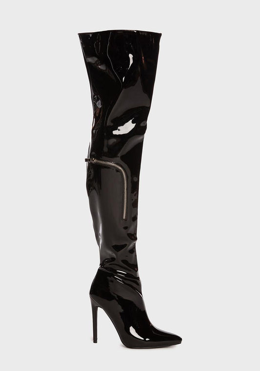 Perceptive Thigh-High Boots