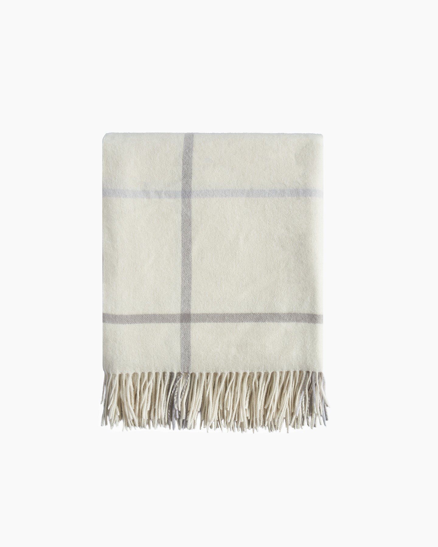 Mongolian Cashmere Plaid Throw
