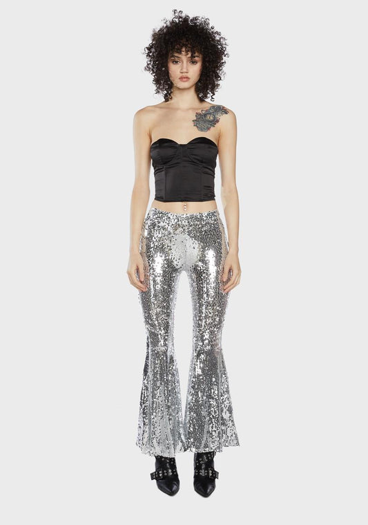 Chrome Watch Me Move Flared Pants