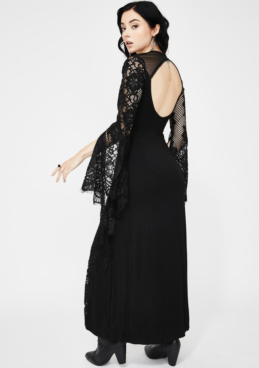 Bell Sleeve Maxi Dress
