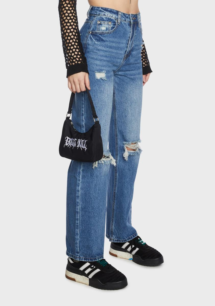 Lori High-Rise Wide Leg Jeans
