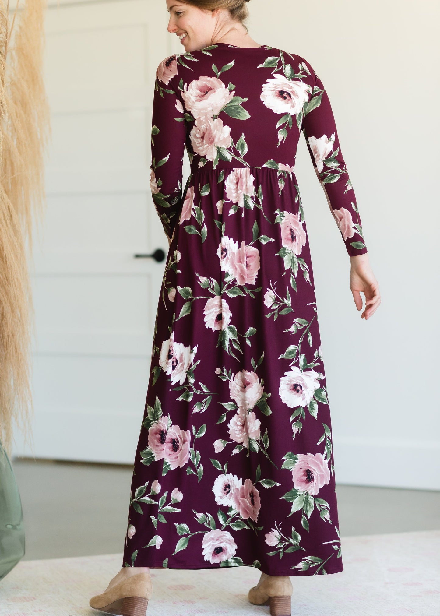 Kayli Wrap Front Floral Maxi Dress - FINAL SALE