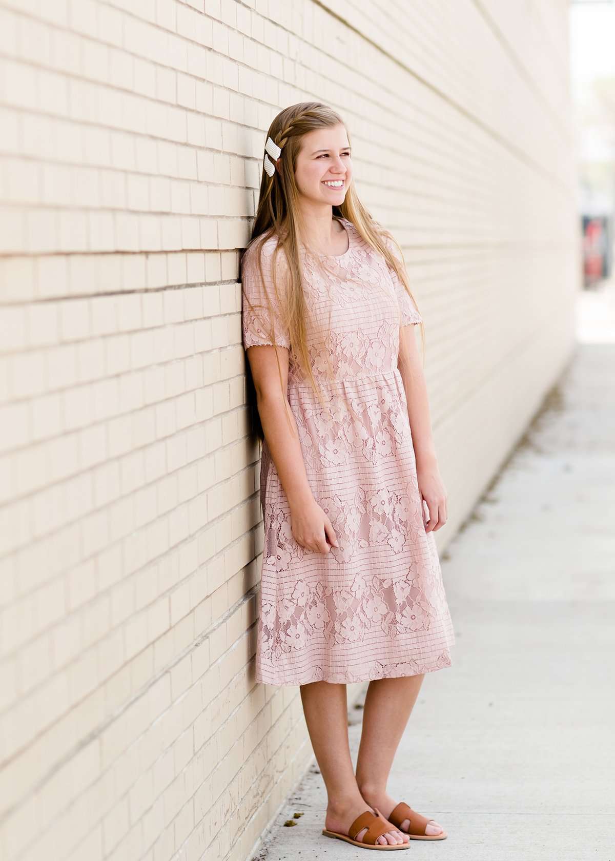 Lovely Lace Midi Dress - FINAL SALE