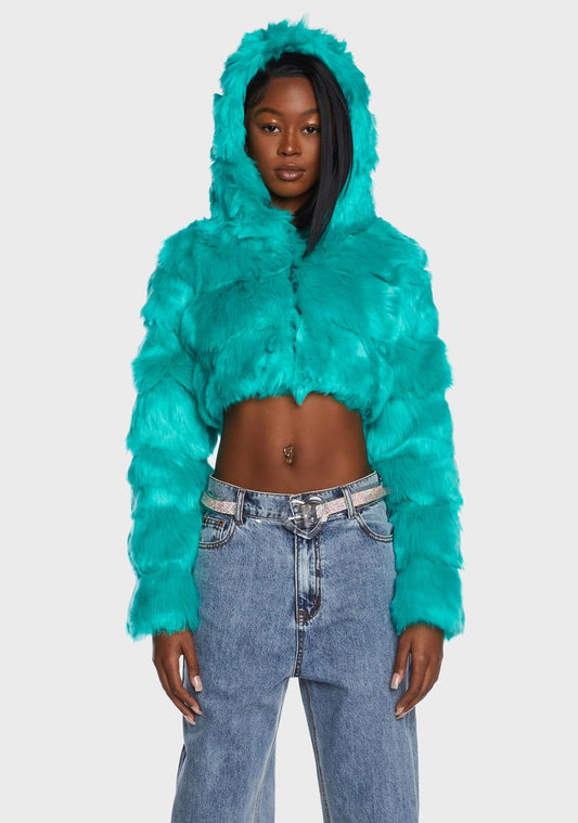 Totally Jaded Faux Fur Jacket
