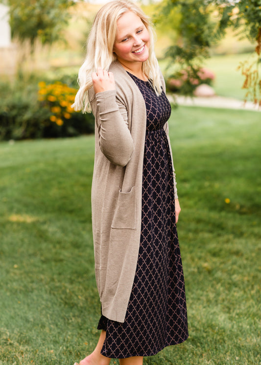 Mocha Soft + Classic Cardigan