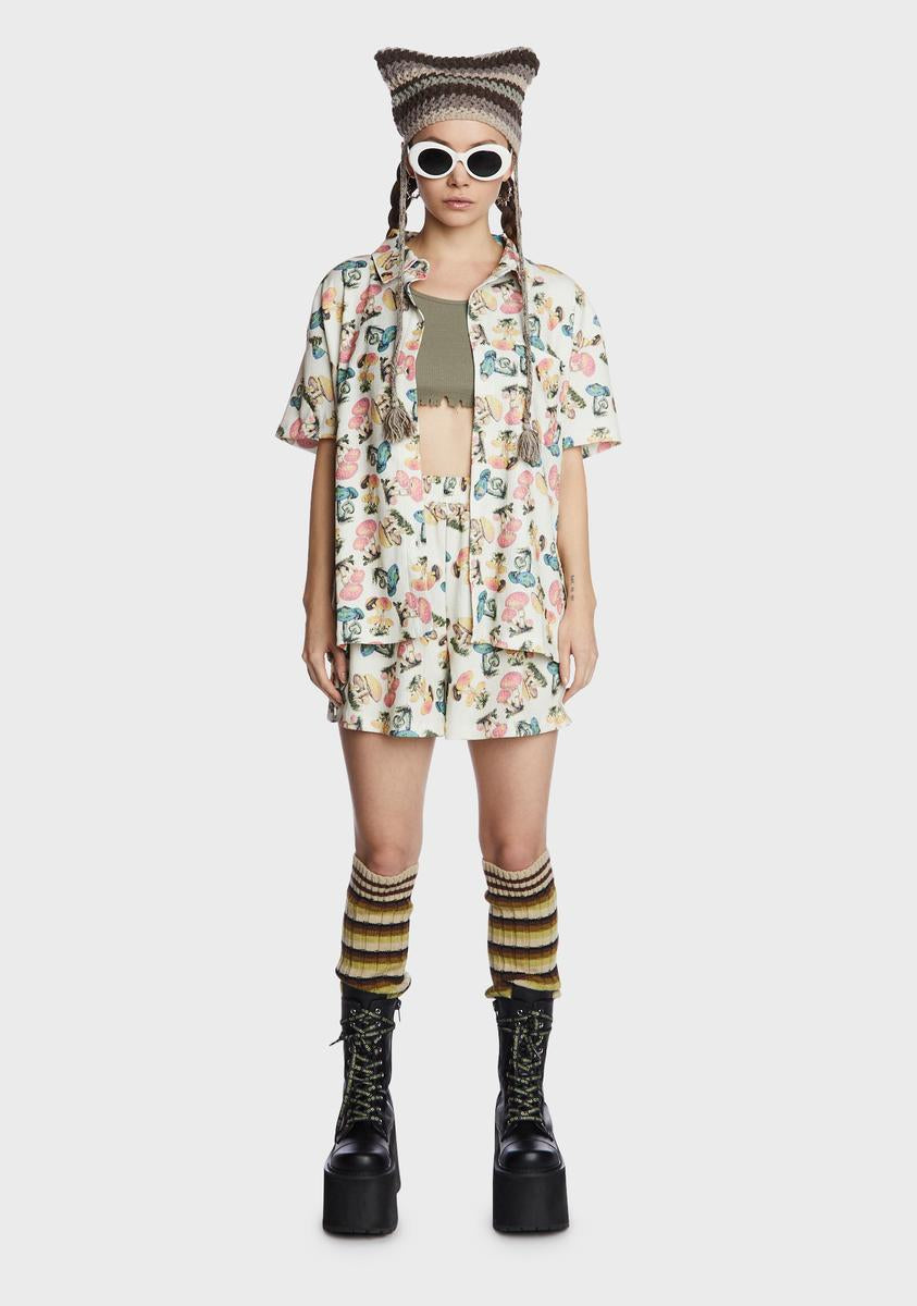 Mushroom Velour Shirt