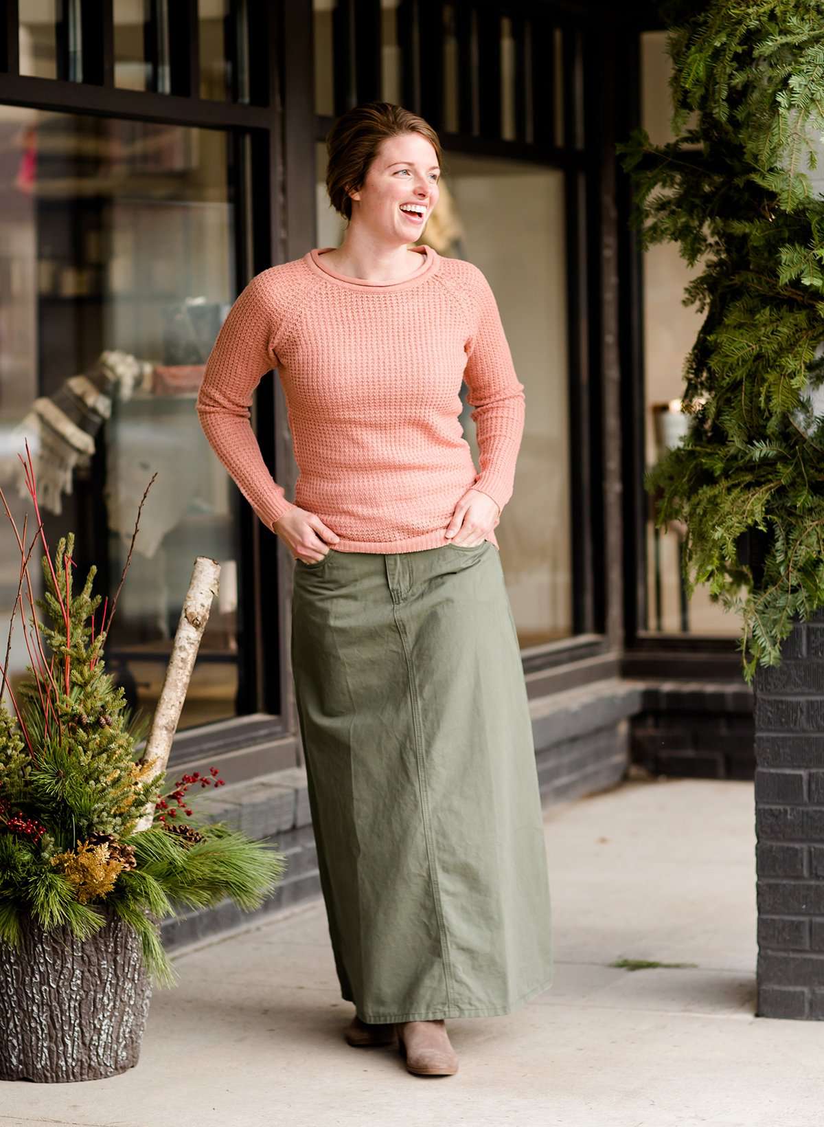 Nottingham Cotton Twill Skirt - FINAL SALE