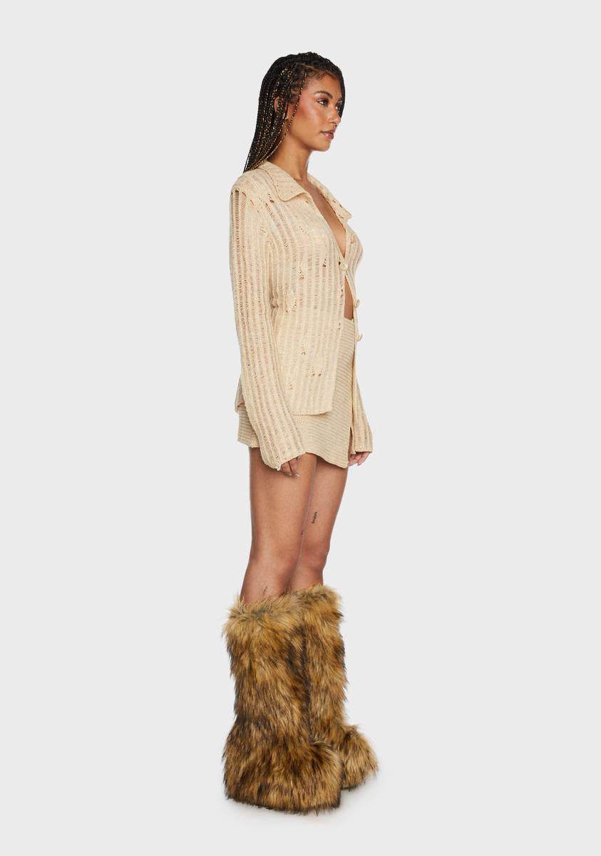 It's About Time Knit Skirt Set