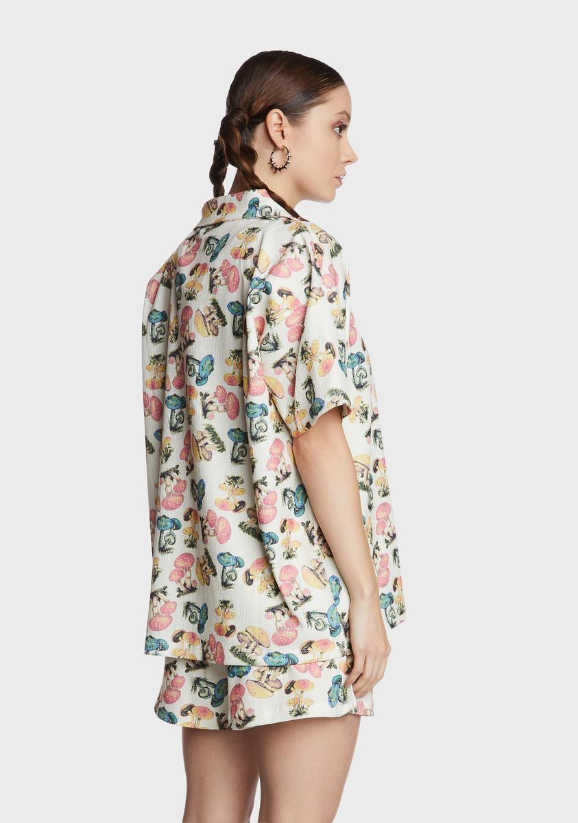 Mushroom Velour Shirt