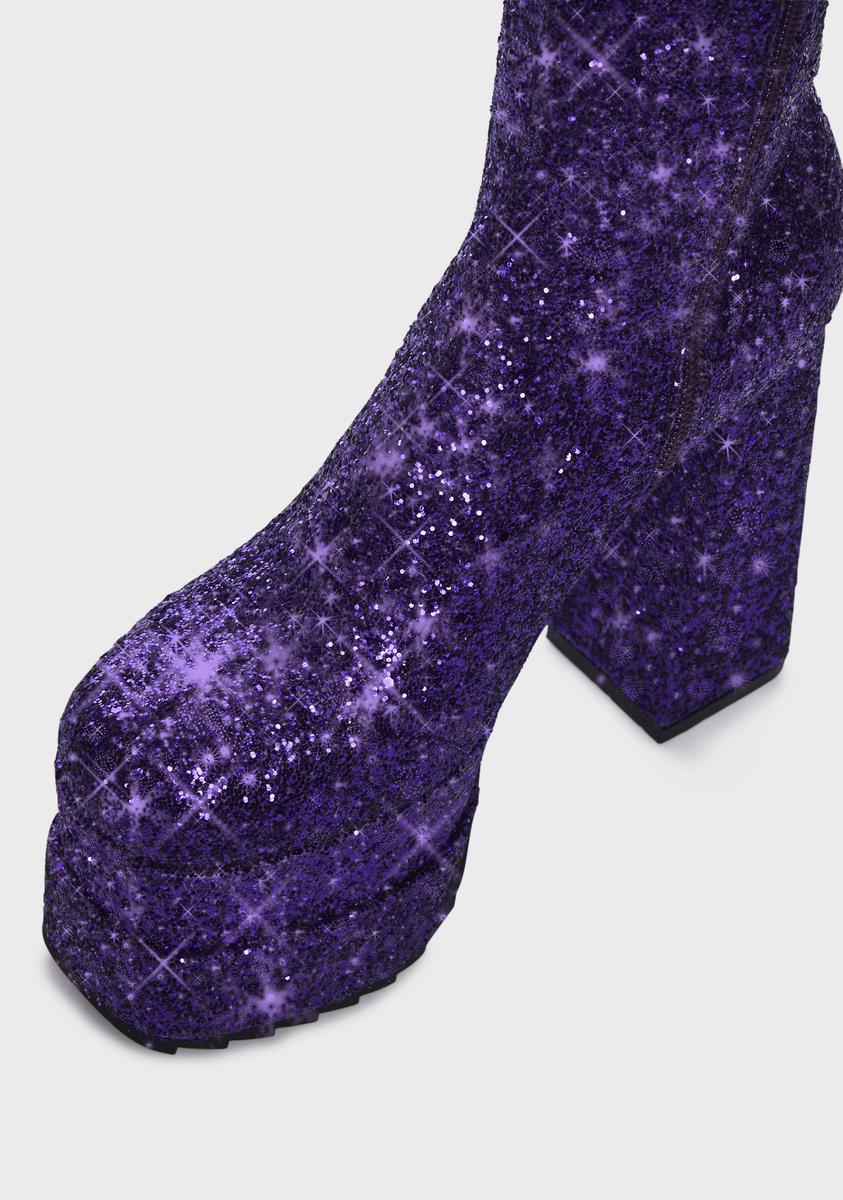 Purple Papi Platform Boots