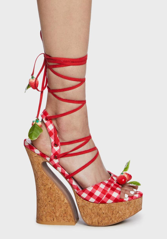 Blossom Allure Platform Heels