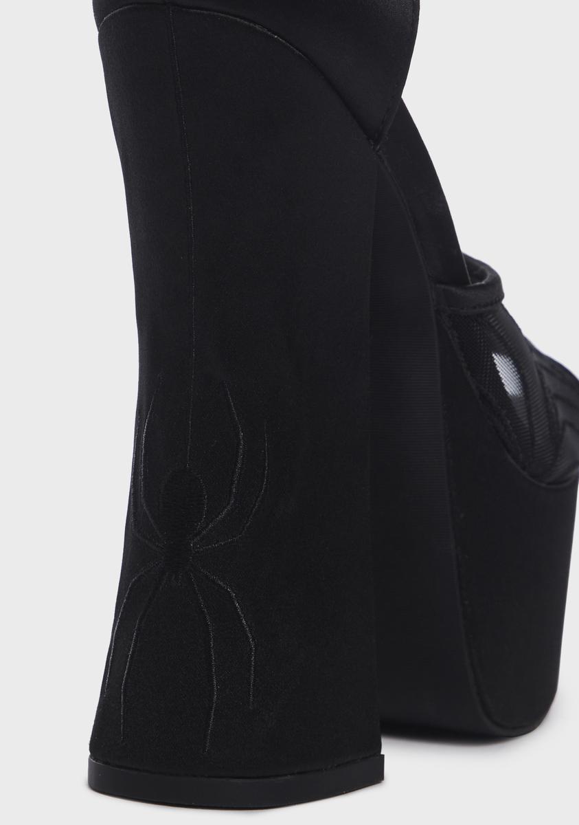 Night Crawler Platform Heels
