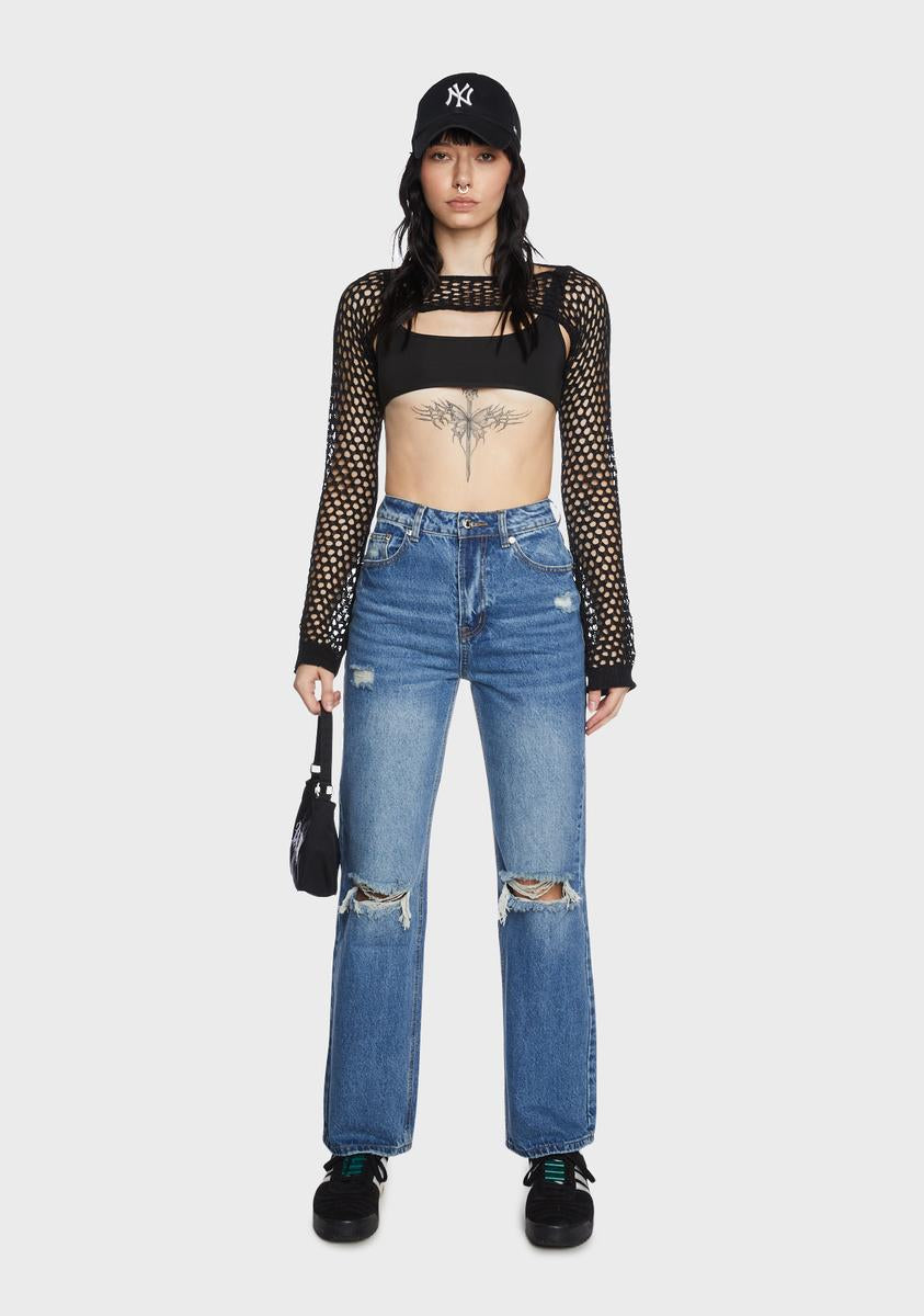 Lori High-Rise Wide Leg Jeans