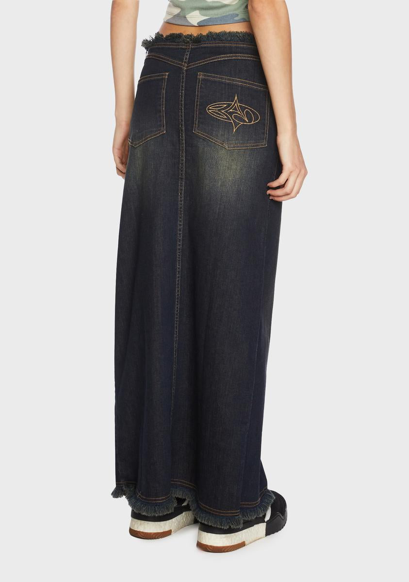 Nelly Denim Midi Skirt
