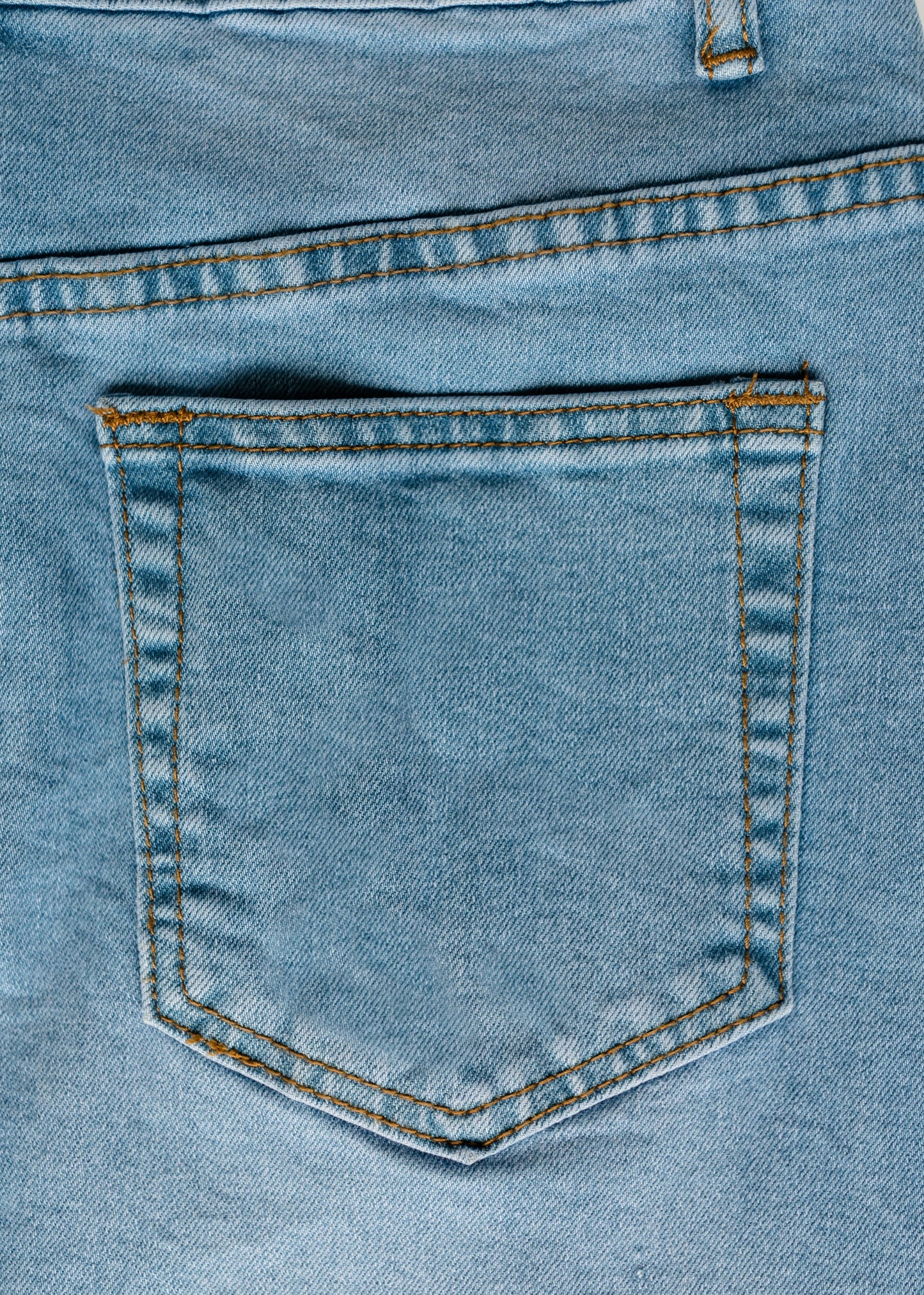 Reece Long Denim Skirt