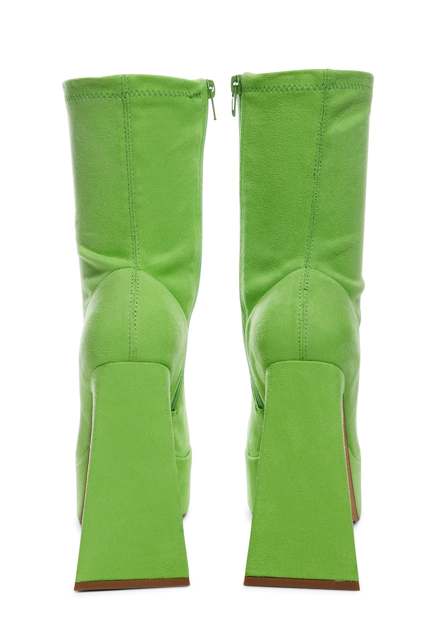 Lime Laskey Platform Boots