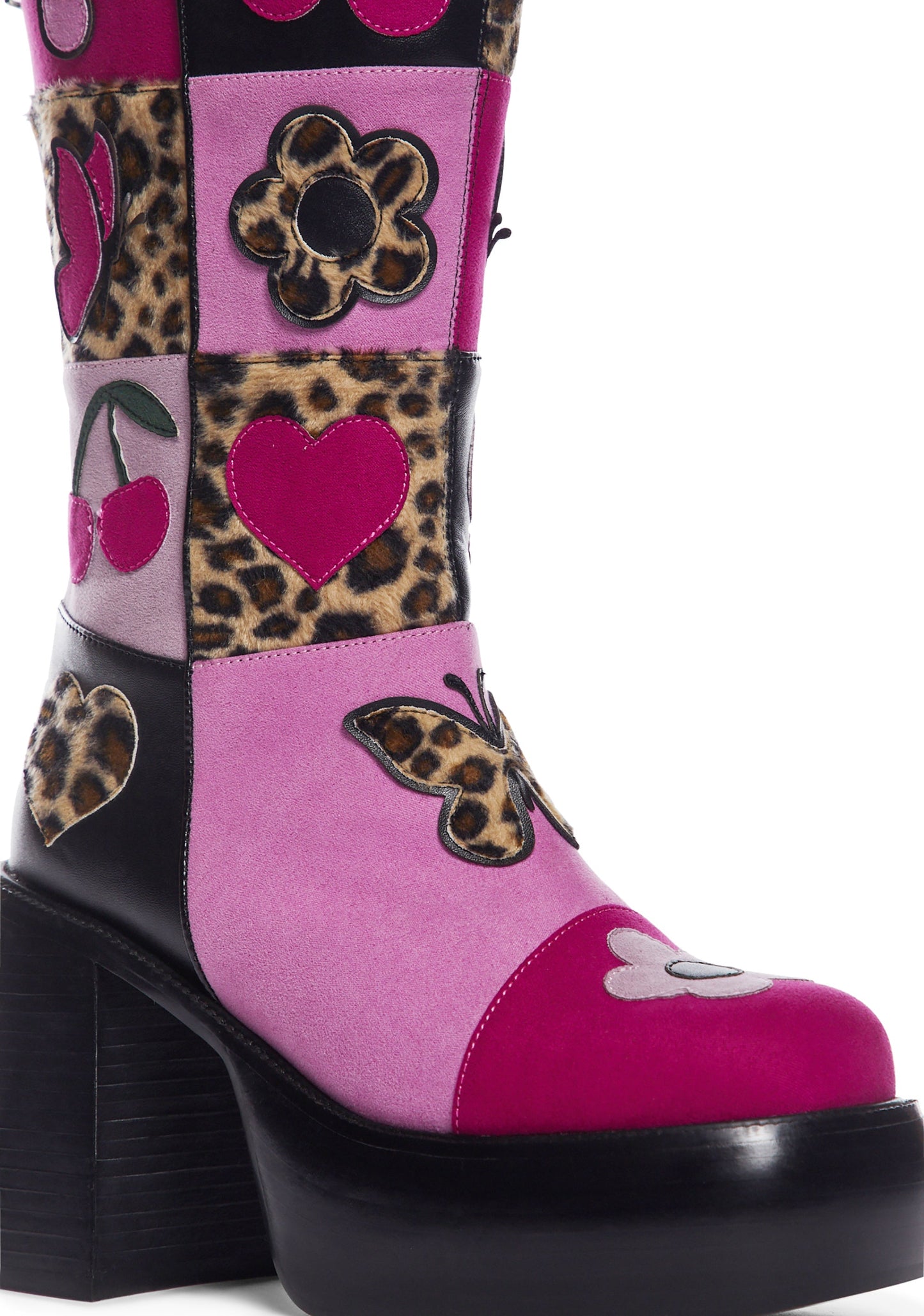 Wander Often Patchwork Boots