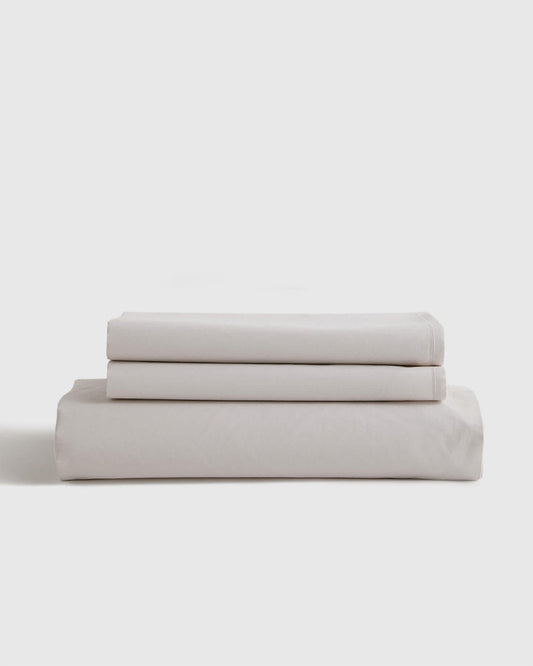Organic Cotton Percale Fitted Sheet Set