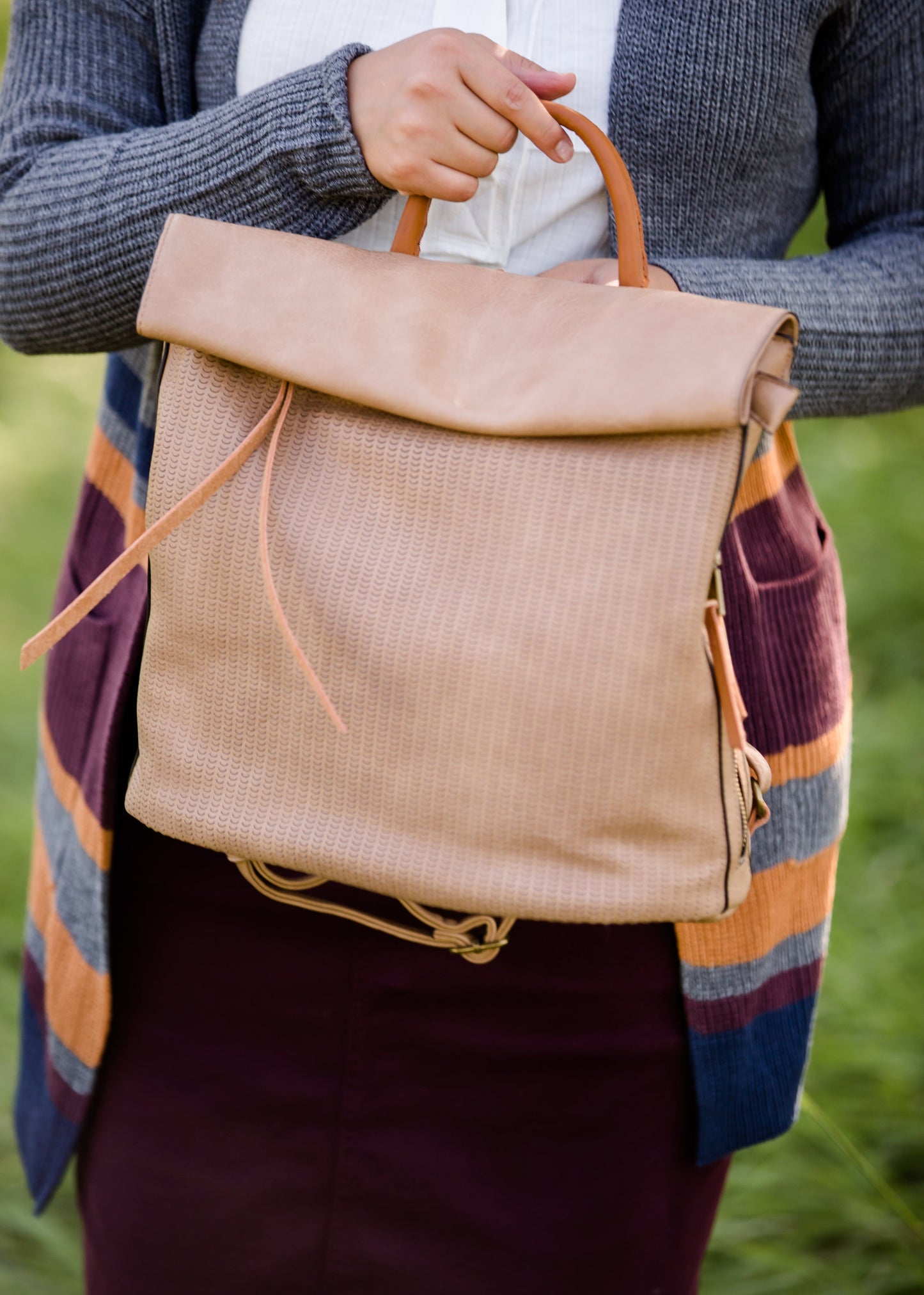 Smooth Textured Backpack