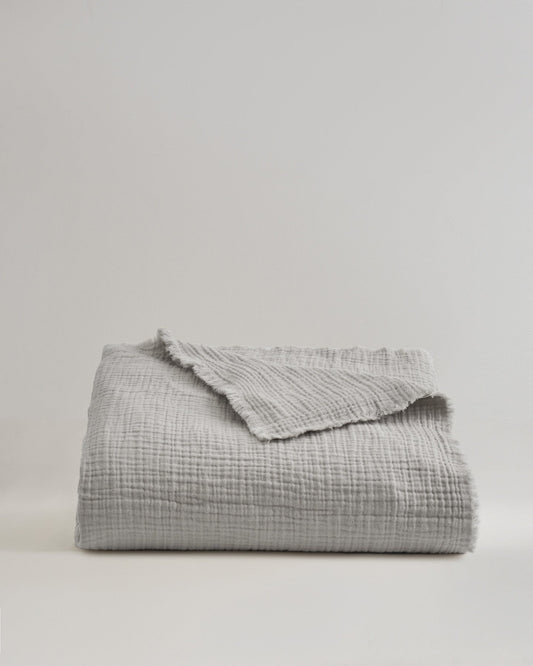 Organic Airy Gauze Throw