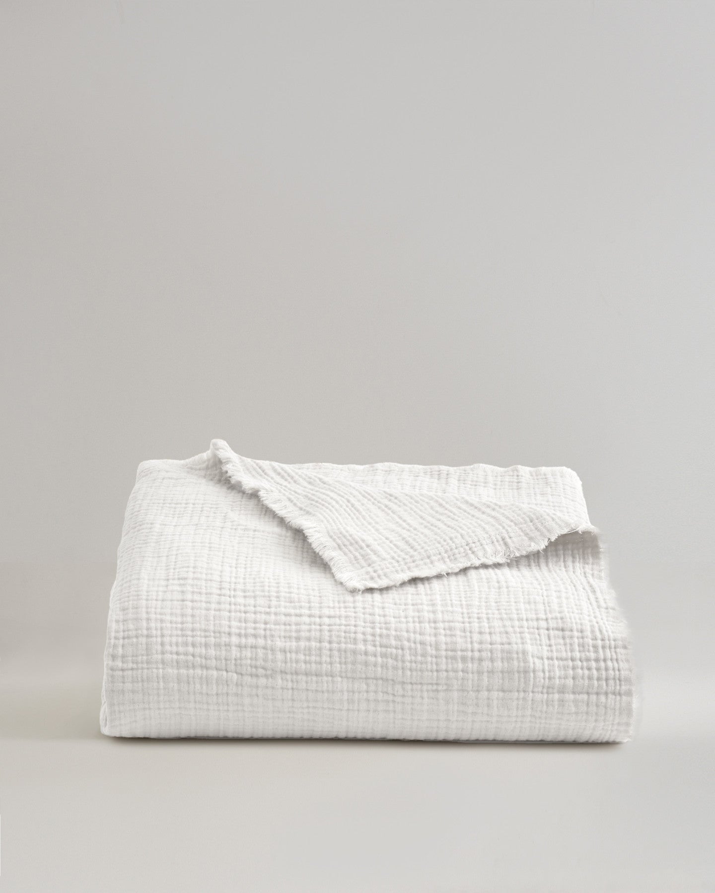 Organic Airy Gauze Throw