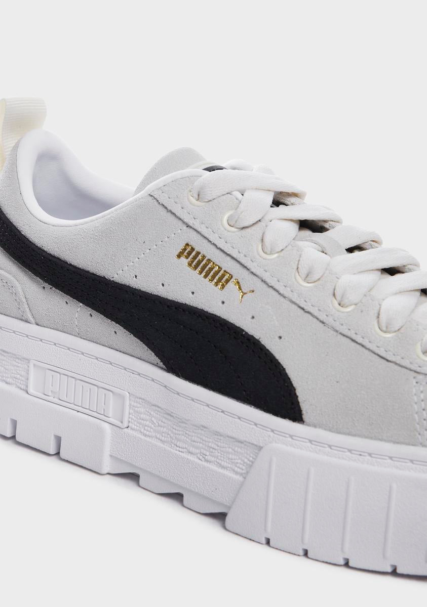 Cream Mayze Flatform Sneakers