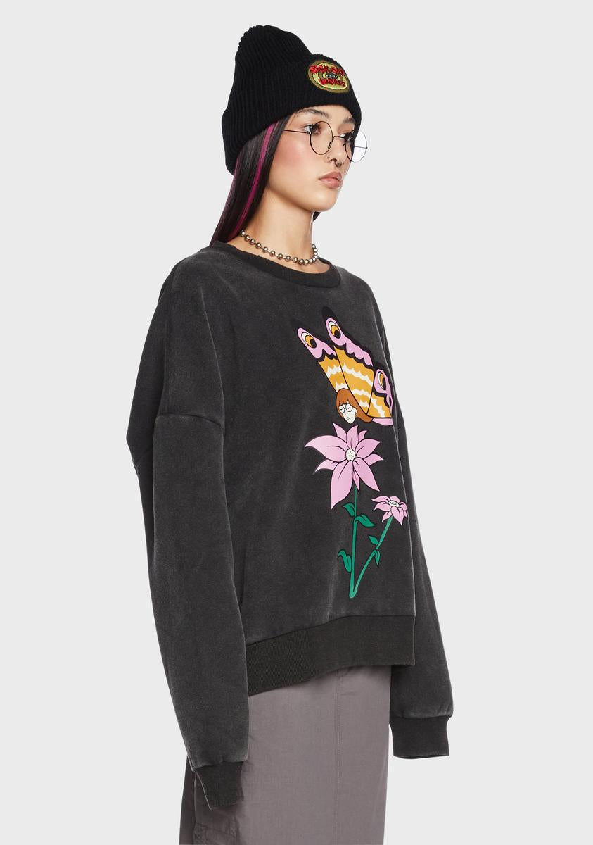 Embrace The Nightmare Oversized Sweatshirt