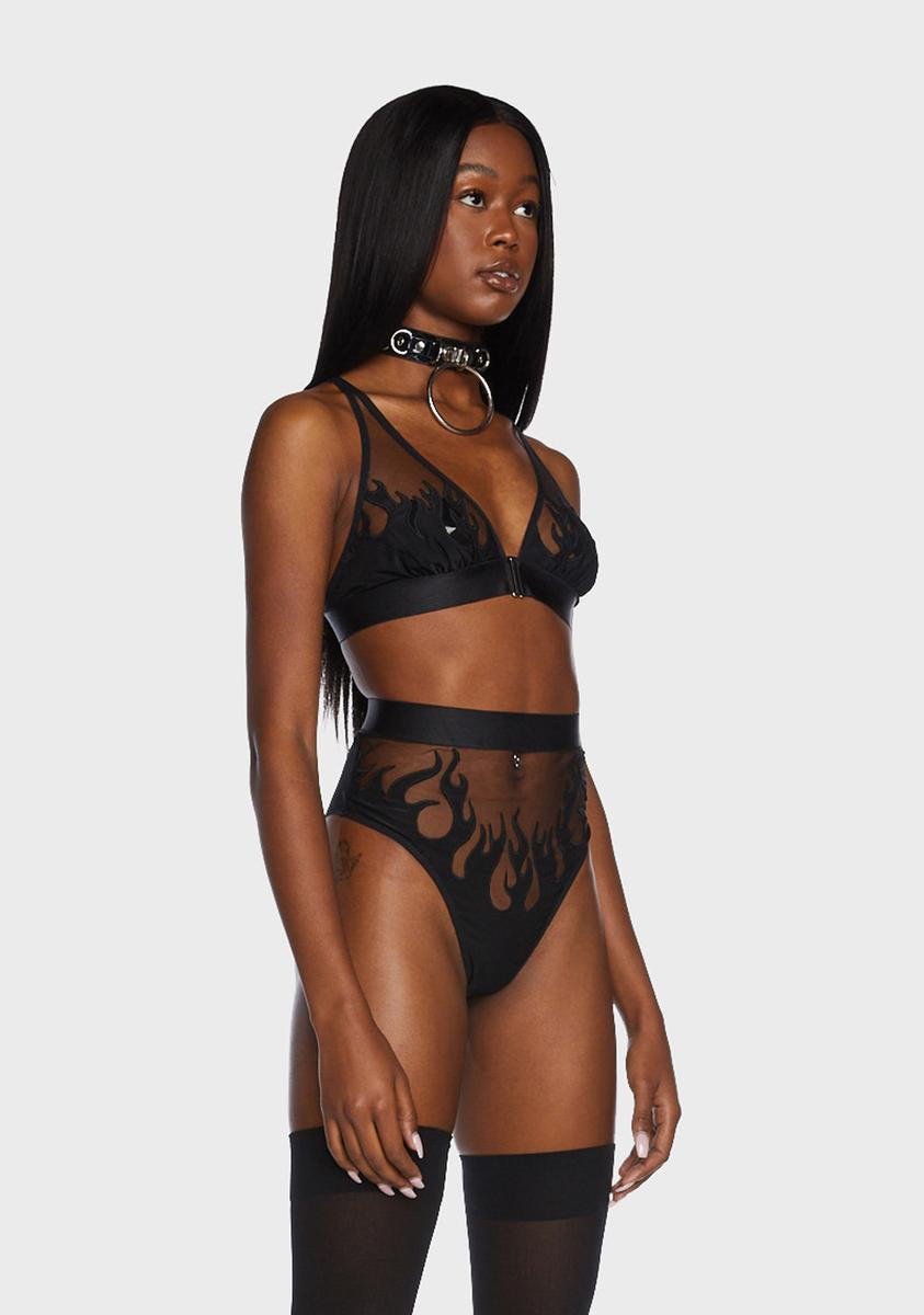 Smokin' Mirrors Mesh Bralette
