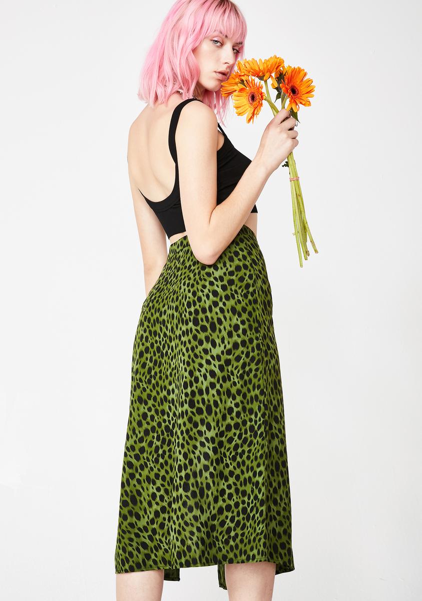 Cheetah Saika Skirt
