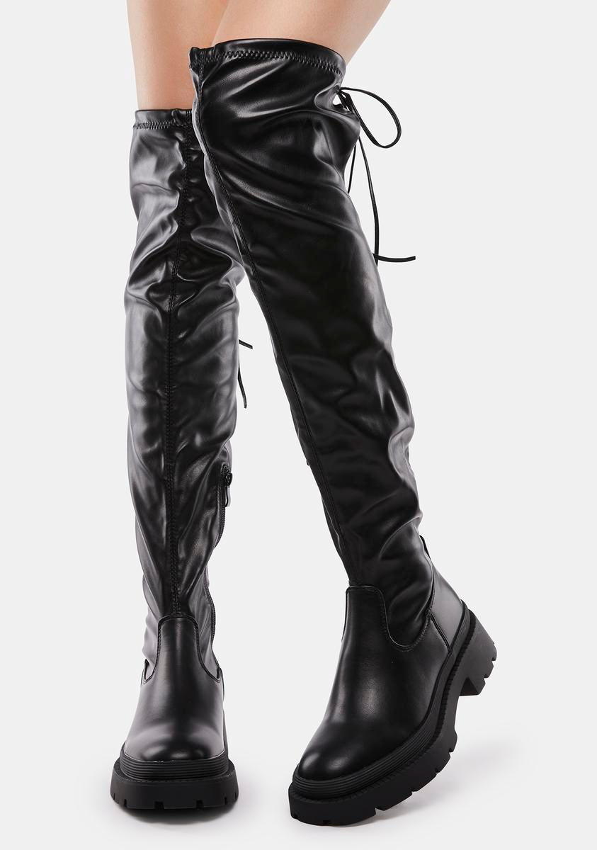 Obsidian Rival Envy Knee High Boots
