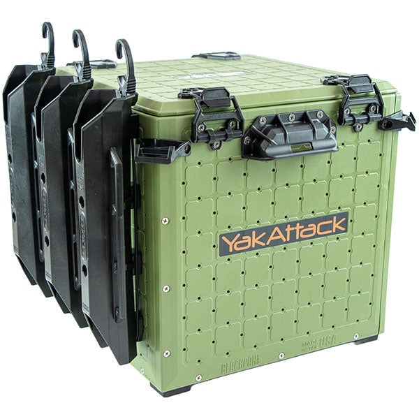 YakAttack BlackPak Pro Kayak Fishing Crate - 13" x 13"