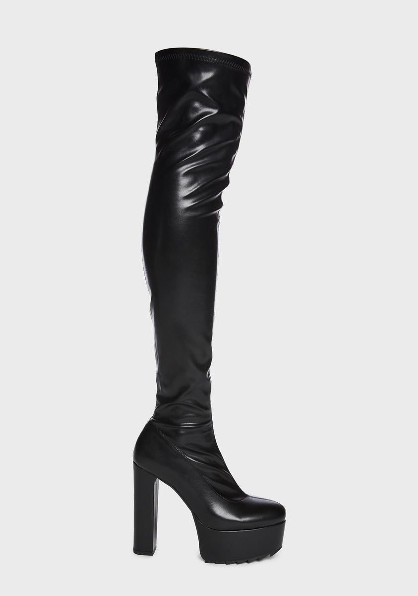 Chasing Heights Thigh High Boots