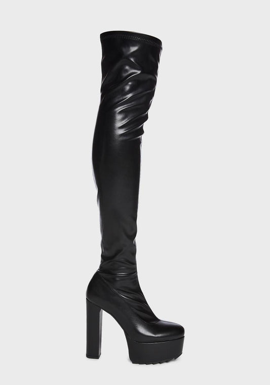 Chasing Heights Thigh High Boots